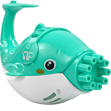 Automatic Cute Dolphin Bubble gun Machine For Kids for Play image