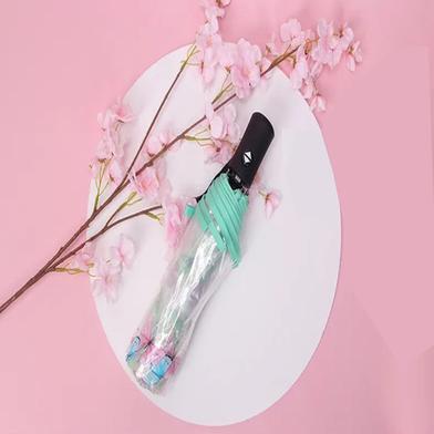 Automatic Umbrella Transparent Umbrella Thickening and Durable Rain and Wind Travel Portable Folding Automatic Umbrella image