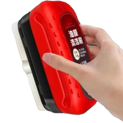 Automotive Oil Film Cleaning Brush Powerful Windshield Cleaner And Oil Film Remover 120ml Car Glass Oil Film Water Stain Removal Auto Windshield Glass Oil Film Cleaner 1PC image