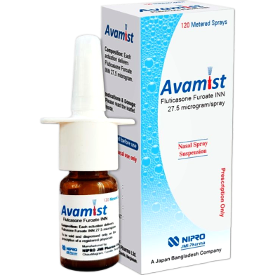 Avamist 27.5 Mcg/Spray Nasal Spray 120 Metered Sprays image