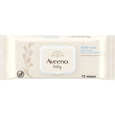 Aveeno Baby Daily Care Wipes 72 Pack - Baby Wipes image