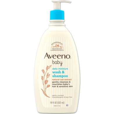Aveeno Baby Daily Moisture Wash 532 ml image