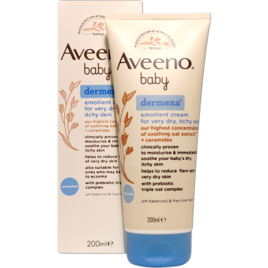 Aveeno Baby Dermexa Emollient Cream 200ml image