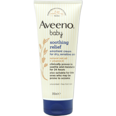 Aveeno Baby Soothing Relief Emollient Cream 200ml image