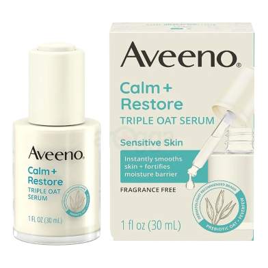 Aveeno Calm Plus Restore™ Triple Oat Serum, For Sensitive Skin 30 ml image