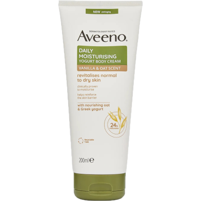 Aveeno Daily Moisturising Yogurt Body Cream 200ml image