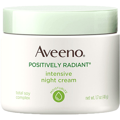 Aveeno Positively Radiant Intensive Moisturizing Night Cream 48g image