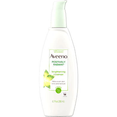Aveeno Positively Radiant Skin Brightening Facial Cleanser 200ml image