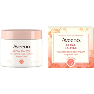 Aveeno Ultra Calming Nourishing Night Cream 48 gm image