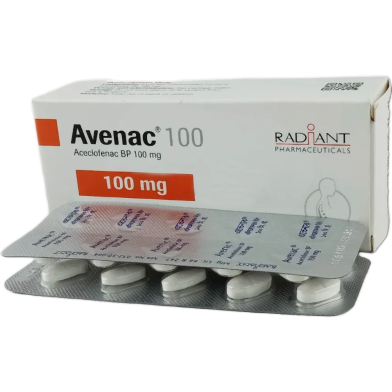 Avenac 100 Mg Tablet 10's Strip image