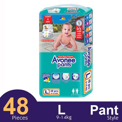 Avonee Pants System Baby Daiper (L Size) (9-14KG) (48PCS) image