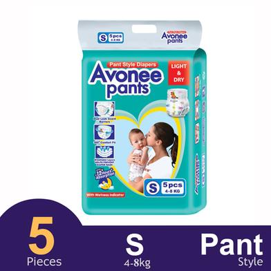 Avonee Pants System Baby Daiper (S Size) (4-8kg) (5Pcs) image