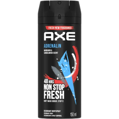 Axe Adrenalin 48H Non Stop Fresh Deodorant Body Spray 150ml image