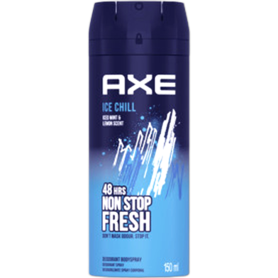 Axe Ice Chill 48 Hrs Non Stop Fresh Deodorant Bodyspray 150ml image