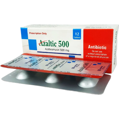 Azaltic 500 mg Tablet 3's Strip image