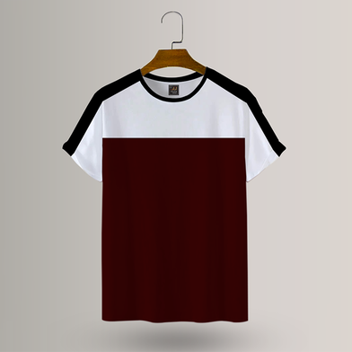 Azan Lifestyle: Contrast T-shirt- AT146- Size M image