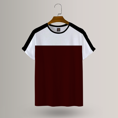 Azan Lifestyle: Contrast T-shirt- AT146- Size L image