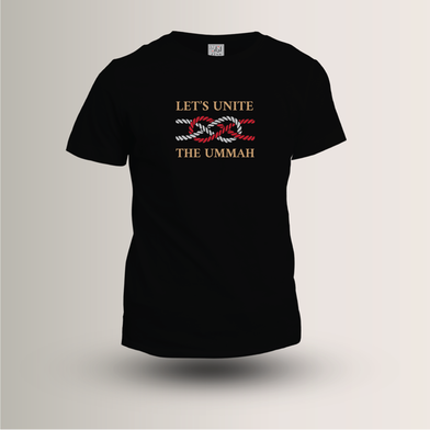 Azan Lifestyle: Dawah T-shirt- (Black)- Size L image