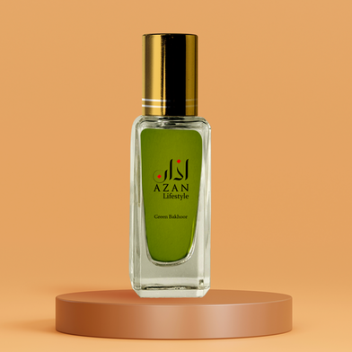 Azan Lifestyle Green Bakhoor Attar - 6ml image