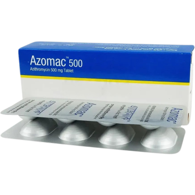 Azomac 500mg Tablet 4's Strip image