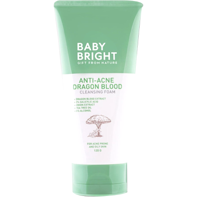 BABY BRIGHT Anti Acne Dragon Blood Cleansing Foam 120gm image