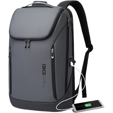 BANGE 2517 Captain Business Smart Backpack Waterproof fit 15.6 Inch Laptop Backpack with USB Charging Port image