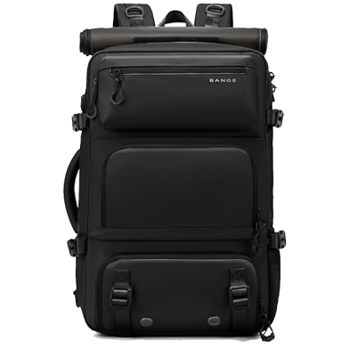 BANGE 3-in-1 Anti-Theft Travel Backpack with Shoe Compartment, Detachable Sling Bag And Water-Resistant Carry On Design image