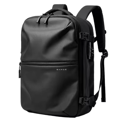 BANGE Anti-Theft Men Travel Backpack Vacuum Compression 15.6 inch Laptop Backpack For Business School Bag Pack Hiking Backpacks image