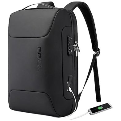 BANGE Antitheft Waterproof Travel Men Backpack 15.6 Inch Laptop Bag image