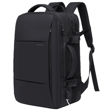 BANGE Business Trip Travel Waterproof Extension Pack Flight Approved Carry On Backpack image