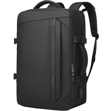 BANGE Mens Business Double-Shoulder Backpack Large Capacity Traveling Computer Bag image