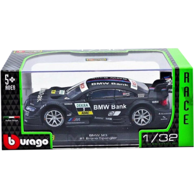 BBURAGO 1:32 BMW M3 DTM Diecast Metal car model Toys For Children Birthday Gift Toys Collection image