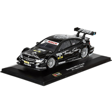 BBURAGO 1:32 MERCEDES BENZ AMG C-COUPE Diecast Car #11 GARY AND #5 Jamie Green Model Racing Car Toy NEW IN BOX image