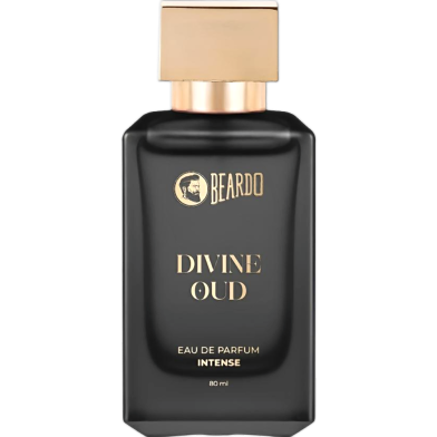 BEARDO Divine Oud Perfume For Men, 80Ml | Oriental Scent With Saffron, Nutmeg,Patchouli and Agarwood | Long Lasting Premium Mens Perfume | Best Day Time Eau De Parfum For Men | Valentines Gift For Men image