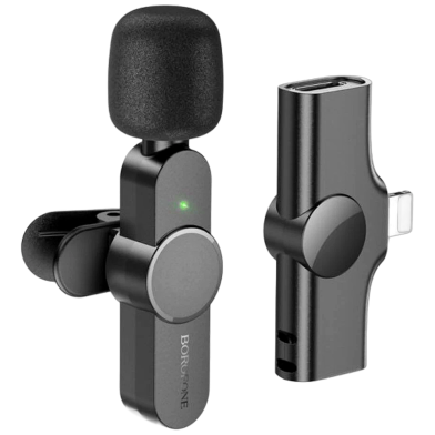 Borofone BFK12 Trophy Lavalier Wireless Digital Microphone Type-C image