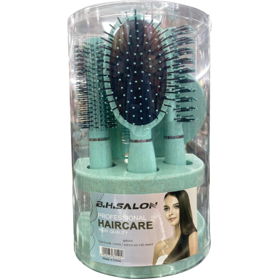 B.H. Salon Haircare Stylish Hair Brush Set - Any Colour image