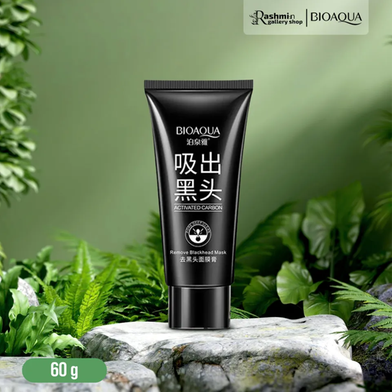 BIOAQUA ACTIVATED CARBON CHARCOAL BLACKHEAD REMOVAL CLEANSING DEEP PORES PEEL OFF BLACK MASK - 60GM Slide 3