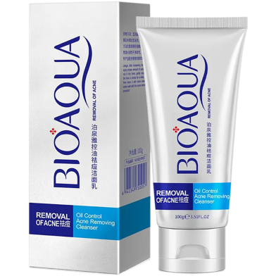 BIOAQUA Acne Treatment Facial Cleanser Face Washing Products Blackhead Remove Oil-control Deep Cleansing Foam Shrink Pores image