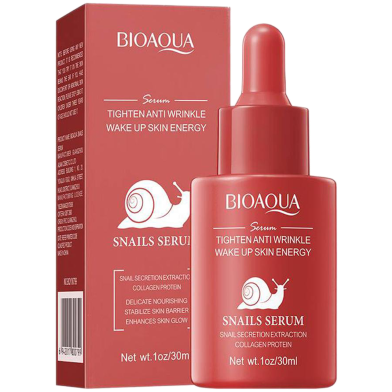 BIOAQUA Face Snail Serums Face Nourishing Tighten Anti Wrinkle Wake up Skin Energy Facial Moisturizer For Women-30ml image