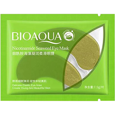 BIOAQUA Nicotinaide Seaweed Eye Mask. Delicate Elastic Eye 7.5g-1PCS image