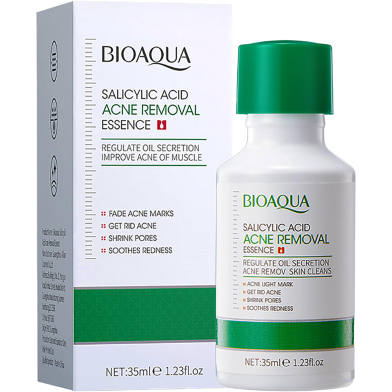 BIOAQUA Salicylic Acid Acne Removal Essence Shrinks Pores Soothing Redness Fade Acne Marks - 35 ml / 1.23fl.oz image