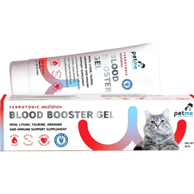 BLOOD BOOSTER GEL, Blood Supplement, Lysine, Taurine for Cats 30g image