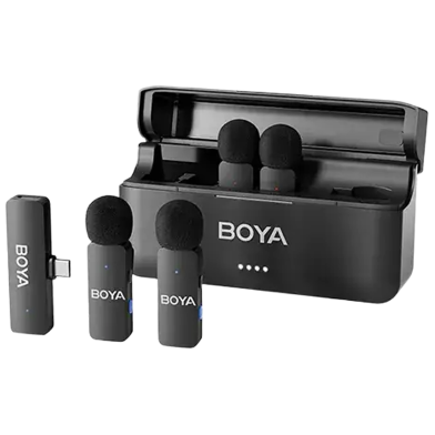 BOYA BY-V4U 4-Channel Mini Wireless Microphone image