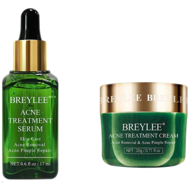 BREYLEE Acne Treatment Cream and Serum(20g plus 17ml)-Acne Combo image