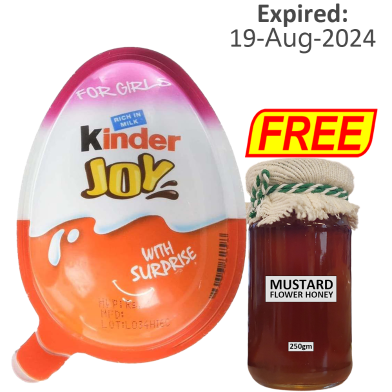 BUY 1 Kinder Joy Lui 20gm GET 1 Mustard Honey 250gm FREE!! image