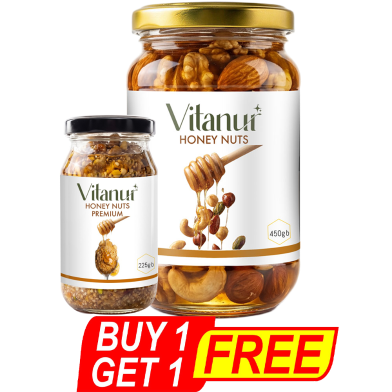 BUY Vitanur Honey Nut 450 gm GET Premium Honey Nut 225 gm FREE image