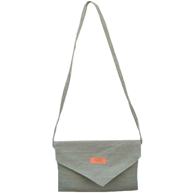 Baah Green Mint Jute Purse 10x9 Inch image
