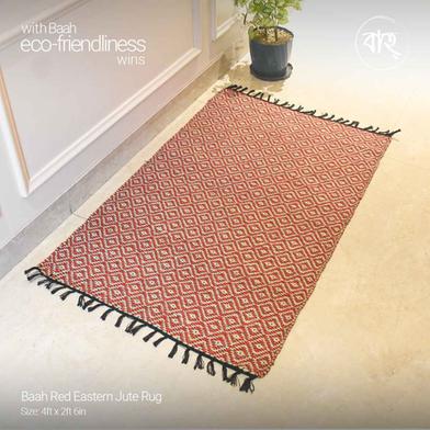 Baah Red Eastern Jute Rug image