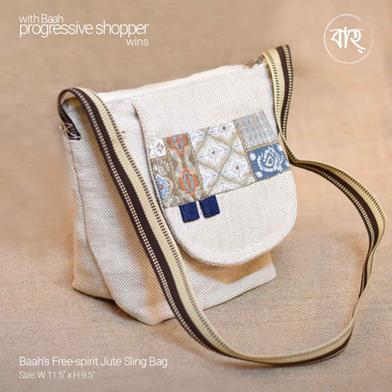 Baah's Free-spirit Jute Sling Bag image
