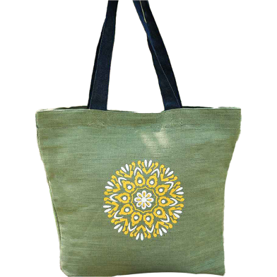 Baah's Groovy 02 Jute Canvas Bag image